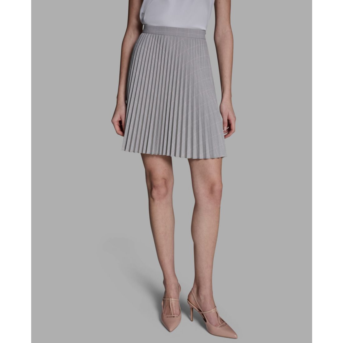 Bcbg Women's Pleated Pull-On Mini Skirt