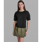 Bcbg Women's Short-Sleeve Crew Neck Top