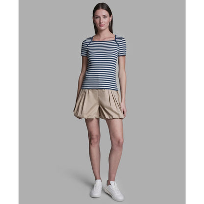 Bcbg Women's Short-Sleeve Stripe T-Shirt