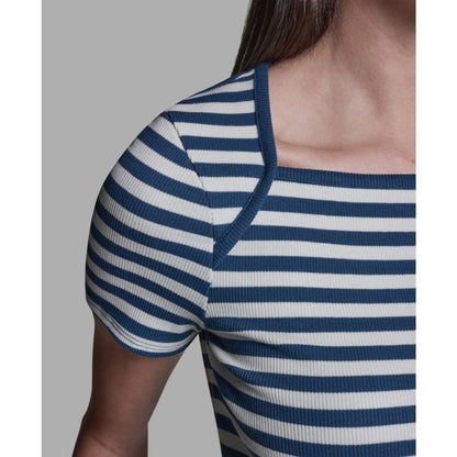 Bcbg Women's Short-Sleeve Stripe T-Shirt