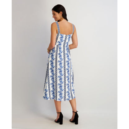 Siena Women's Sweetheart Neck Printed Casidy Dress