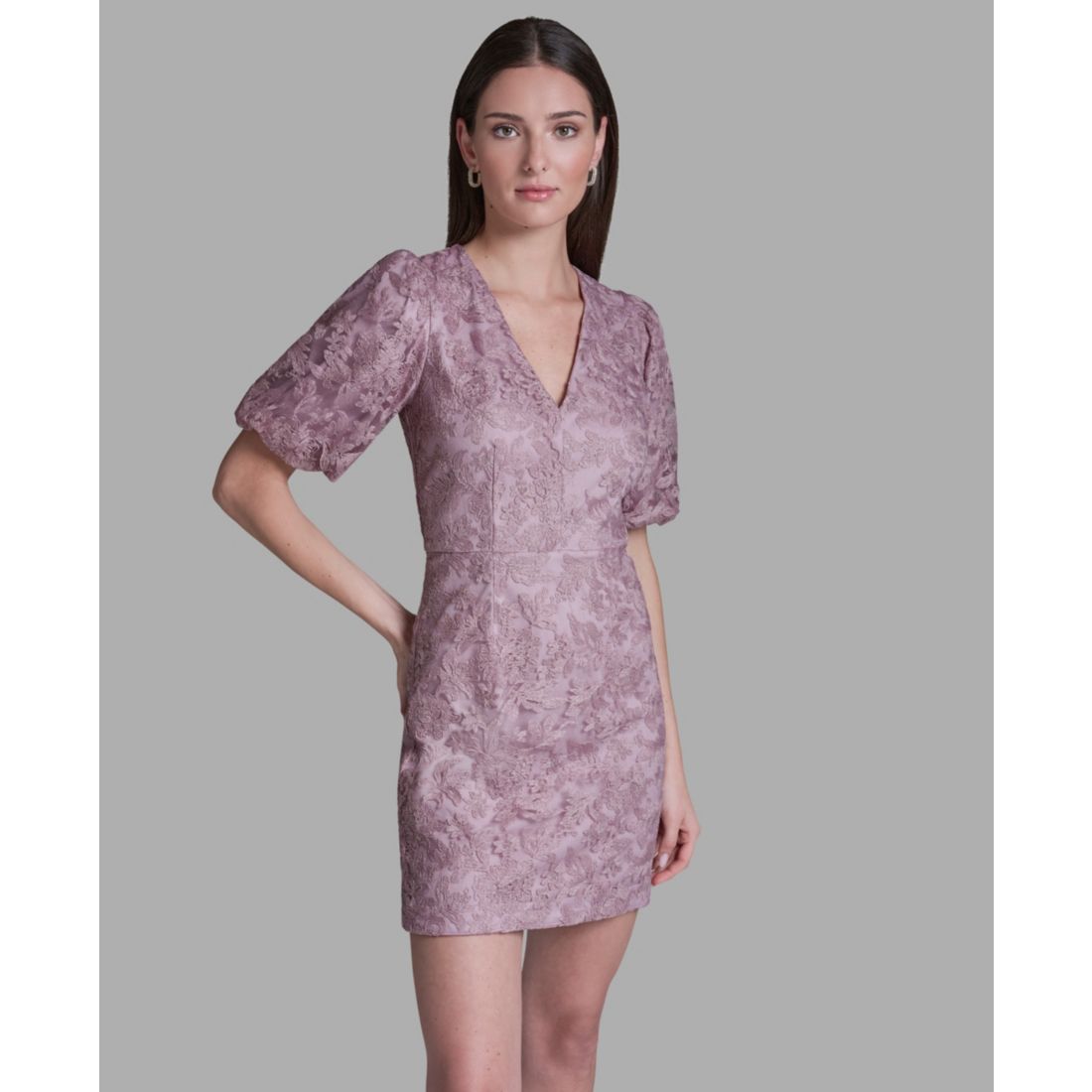 Bcbg Women's Floral Embroidered Mini Dress