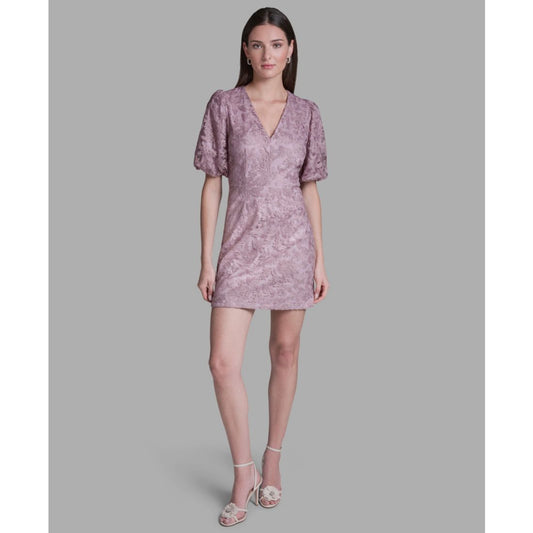 Bcbg Women's Floral Embroidered Mini Dress