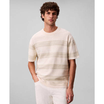 Calvin Klein Men's Horizontal Stripe Short-Sleeve T-Shirt
