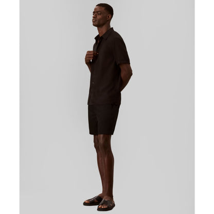 Calvin Klein Men's Straight-Fit Linen Shorts