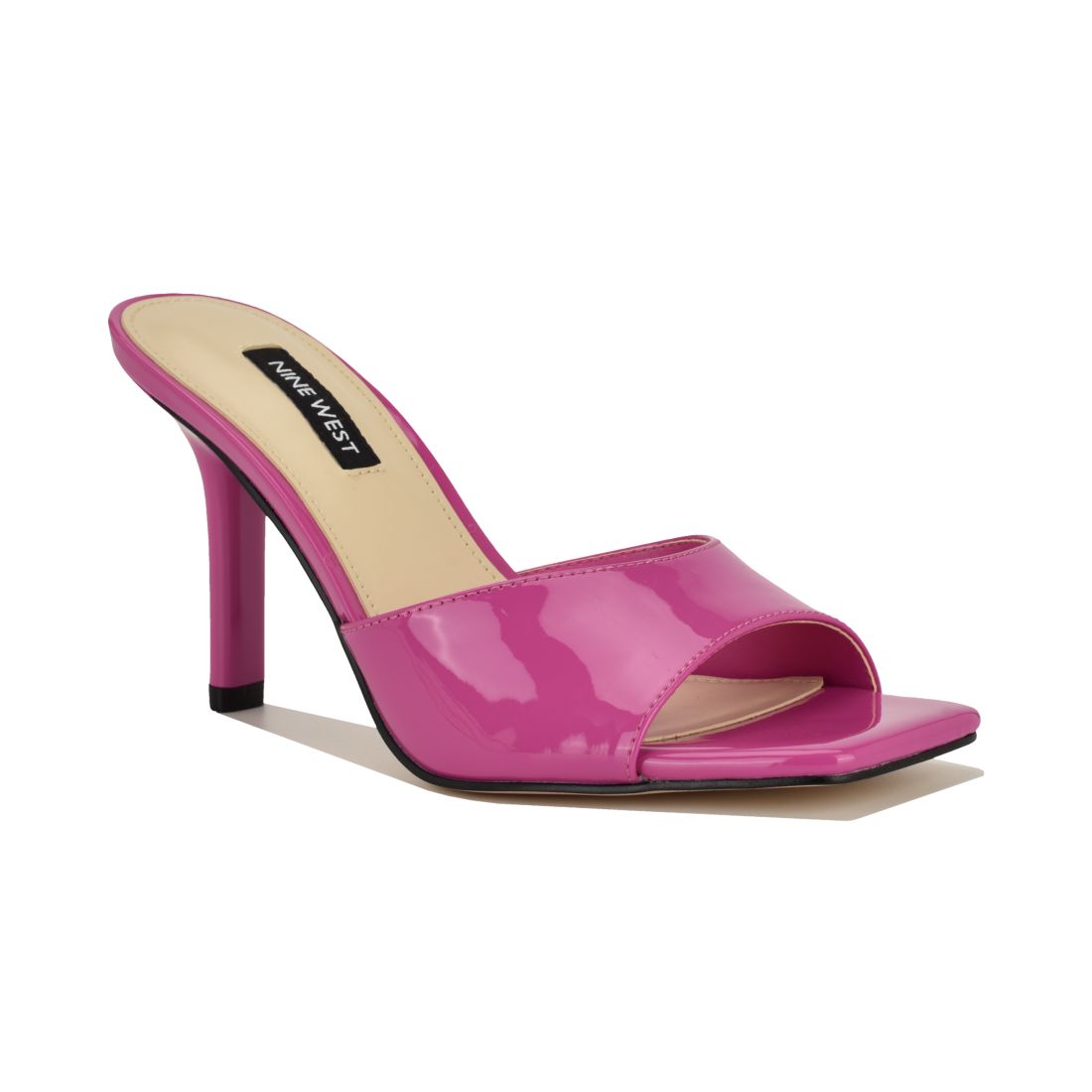 Nine West Women's Disko Square Toe Stiletto Sandals