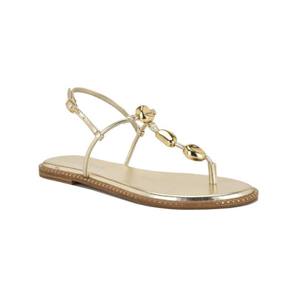 Nine West Women's Derika T-Strap Slingback Sandals