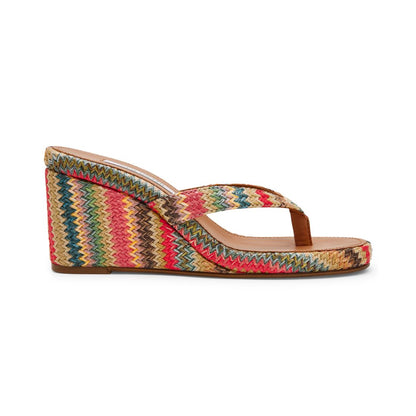 Steve Madden Women's Playing Wedge Thong Sandals