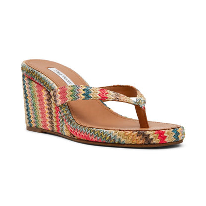 Steve Madden Women's Playing Wedge Thong Sandals
