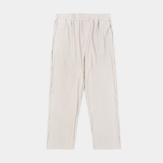 Pleated Woven Mens Pants