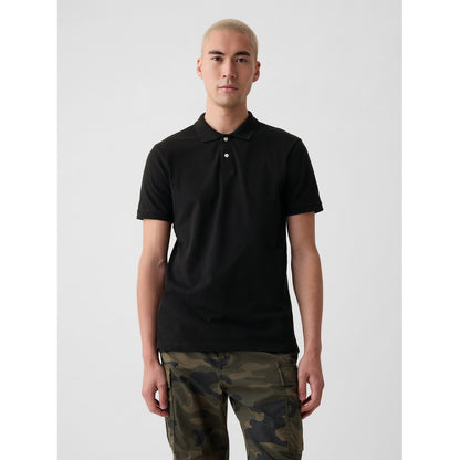 Men's Pique Polo Shirt Shirt