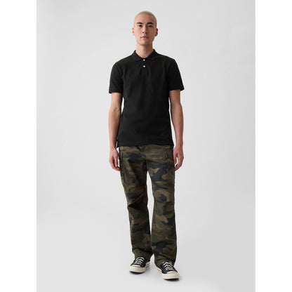 Men's Pique Polo Shirt Shirt
