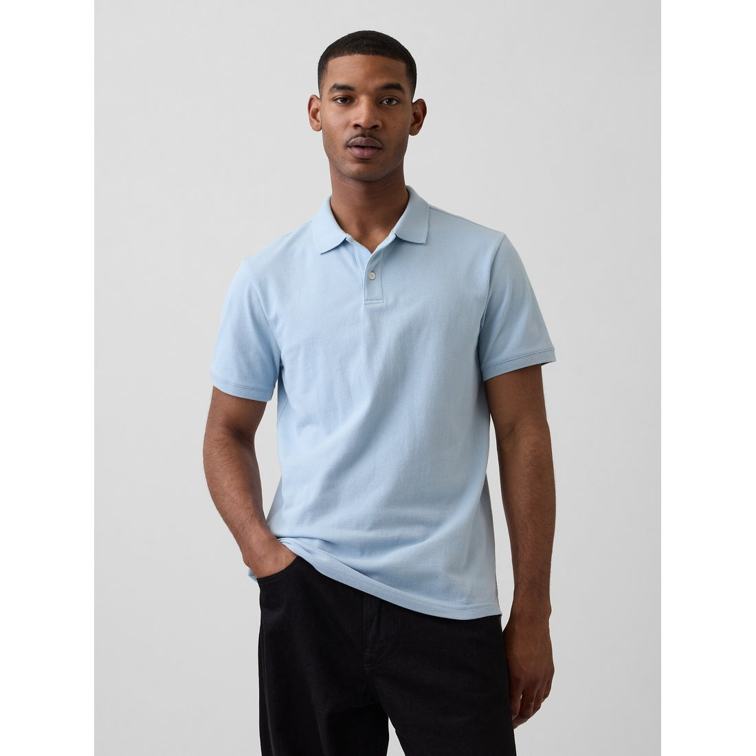 Men's Pique Polo Shirt Shirt