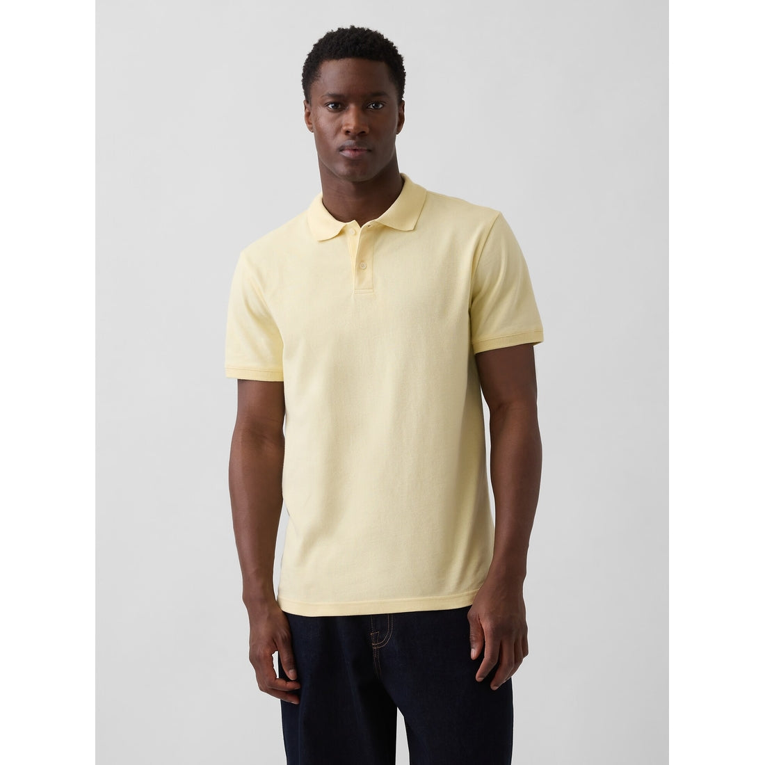 Men's Pique Polo Shirt Shirt