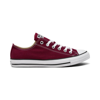 Converse Men's Chuck Taylor Low Top Sneakers from Finish Line - Maroon, White