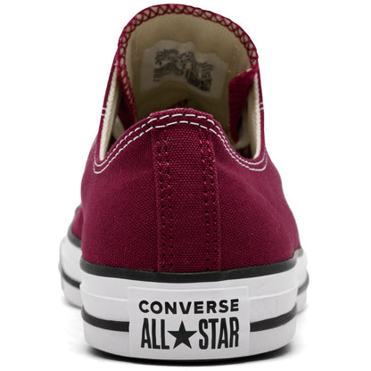Converse Men's Chuck Taylor Low Top Sneakers from Finish Line - Maroon, White