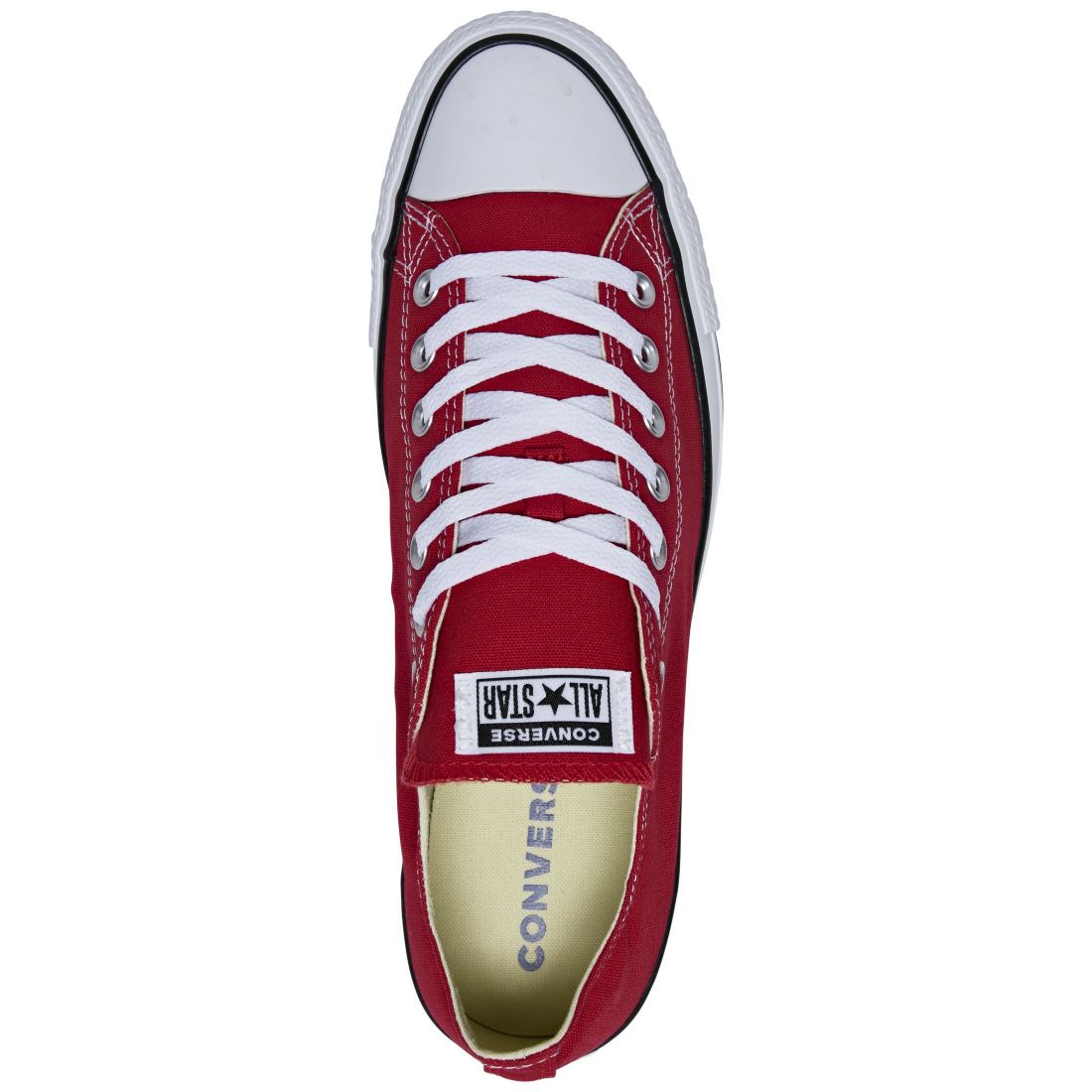 Converse Men's Chuck Taylor Low Top Sneakers from Finish Line - Red, White