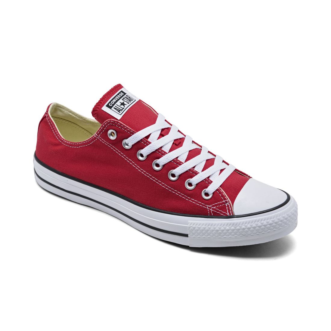 Converse Men's Chuck Taylor Low Top Sneakers from Finish Line - Black, White