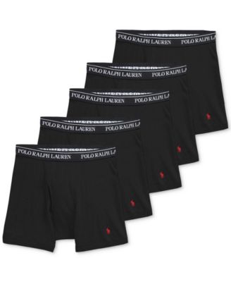 Men's 5-Pack Classic Cotton Boxer Briefs
