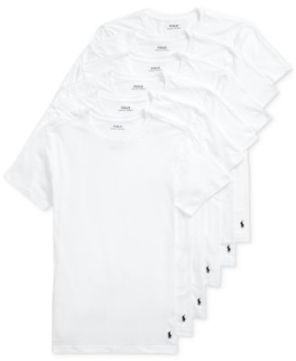 Men's 5+1 Free Bonus Classic-Fit Crewneck Undershirts Pack