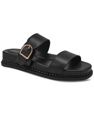 Women's Gianaa Double Strap Footbed Sandals, Created for Macy's