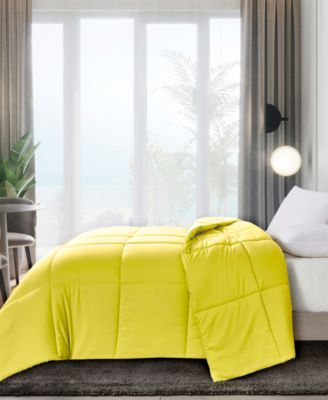 Color Hypoallergenic Down Alternative Light Warmth Microfiber Comforter, Full/Queen, Exclusively at Macy’s