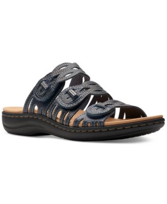 Laurieann Ruby Scalloped Twist Strap Slide Sandals