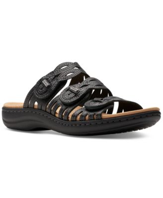 Laurieann Ruby Scalloped Twist Strap Slide Sandals
