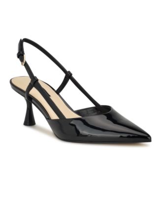 Women's Rhonda Kitten Heel Slingback Pumps