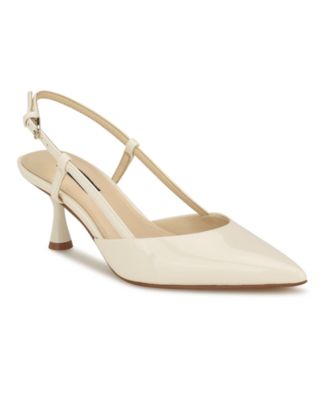 Women's Rhonda Kitten Heel Slingback Pumps