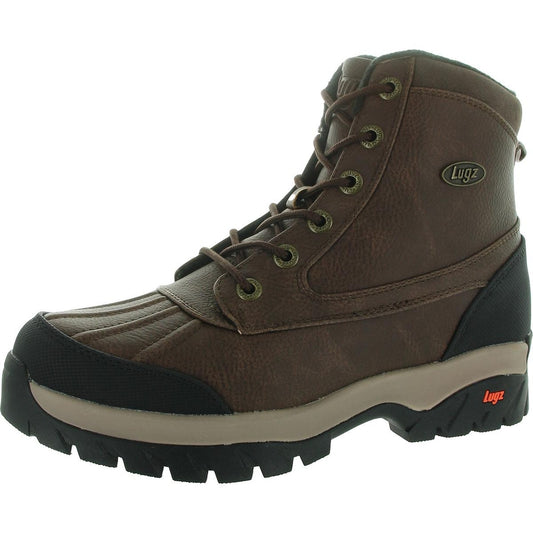 Mens Water Resistant Man Made Winter & Snow Boots