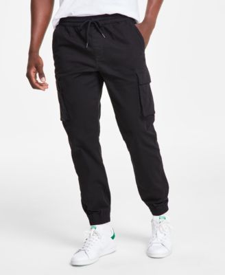 Men's Garment-Dyed Cargo Jogger Pants, Created for Macy's