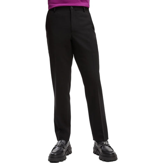 Mens Pocket Polyester Trouser Pants
