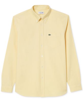 Men's Woven Long Sleeve Button-Down Oxford Shirt