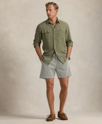 Men's 5-3/4&quot; Traveler Classic Striped Swim Trunk