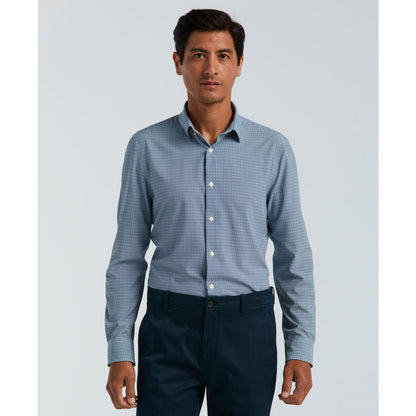 Perry Ellis Men's Slim-Fit Mini Geometric Print Shirt