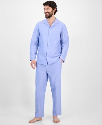 Men's Oxford Pajama Set, Exclusively at Macy's