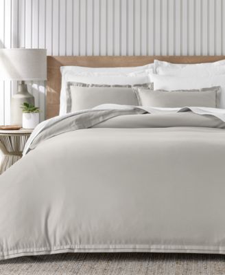 Sleep Luxe 800 Thread Count 100% Cotton 3-Pc. Duvet Cover Set, King, Exclusively at Macy’s