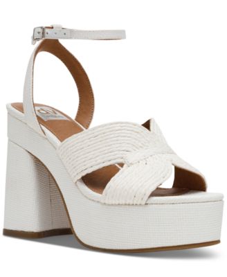 Waylan Raffia Platform Dress Sandals