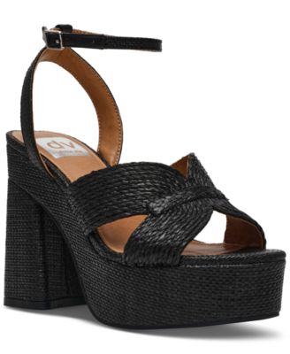 Waylan Raffia Platform Dress Sandals