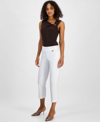 Women's Cropped Pull-On Pants, Exclusively at Macy's