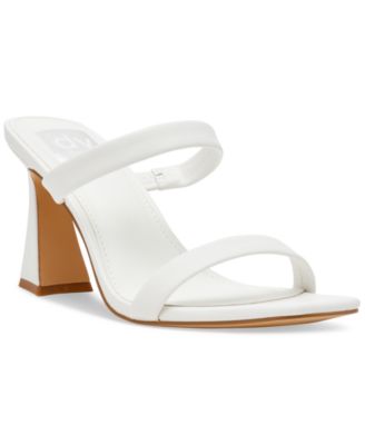 Women's Yorke Two-Band Square-Toe High-Heel Dress Sandals