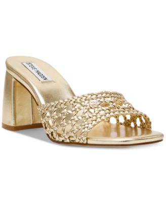 Women's Mania Woven Block-Heel Sandals