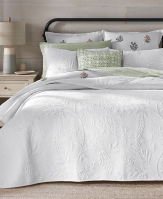 Trapunto Vine 3-Pc. Quilt Set, King, Exclusively at Macy's