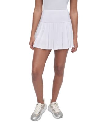 Sport Women's Court Piqu&eacute;-Knit Pleated Tennis Skort