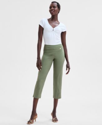 Women's Cropped Pull-On Pants, Exclusively at Macy's