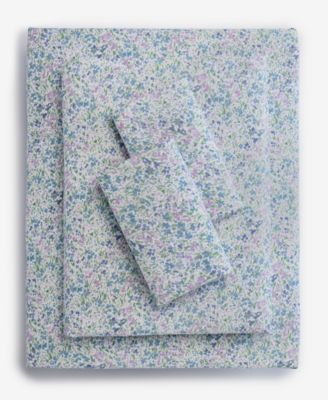 Ditsy Floral Printed 550-Thread Count 4-Pc. Sheet Set, Queen, Exclusively at Macy's