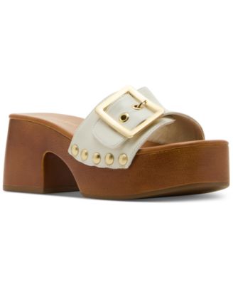 Woodlandd Platform Block-Heel Sandals