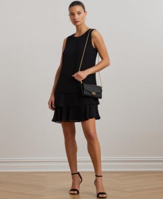 Women's Crinkle Georgette Shift Dress