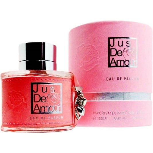Jus De Amour Pink for Women Eau de Parfum Spray 3.4 oz